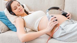 trudnica, trbuh, glazba