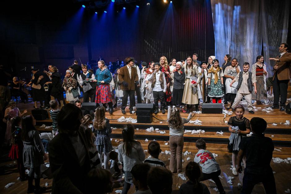 Zagreb: Premijera mjuzikla "Vlak u snijegu" u izvedbi Zagrebačke filharmonije | Author: Neva Zganec/PIXSELL