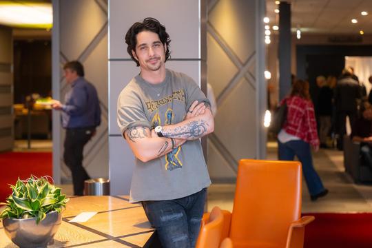 Frankfurt: Igor Drvenkar iz Parnog valjka na druženju s novinarima uoči večerašnjeg koncerta