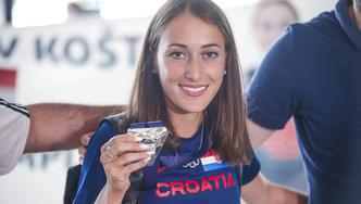 Zagreb: Atletičarka Matea Parlov Koštro vratila se iz Munchena nakon osvojene srebrene medalje u maratonu