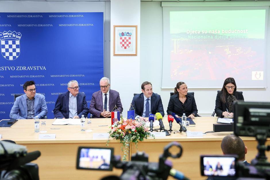 Zagreb: Potpisan ugovor za projektiranje i izgradnju Nacionalne dječje bolnice u Zagrebu | Author: Matija Habljak/PIXSELL