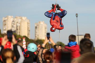 Zagreb: Ispod Hendrixovog mosta održano Spidey druženje u organizaciji vatrogasca Maximiliana Bindernagela 