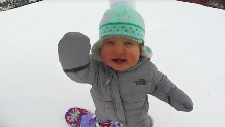 beba snowboarding