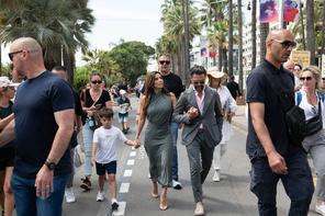 Cannes - Eva Longoria And Family On The Croisette