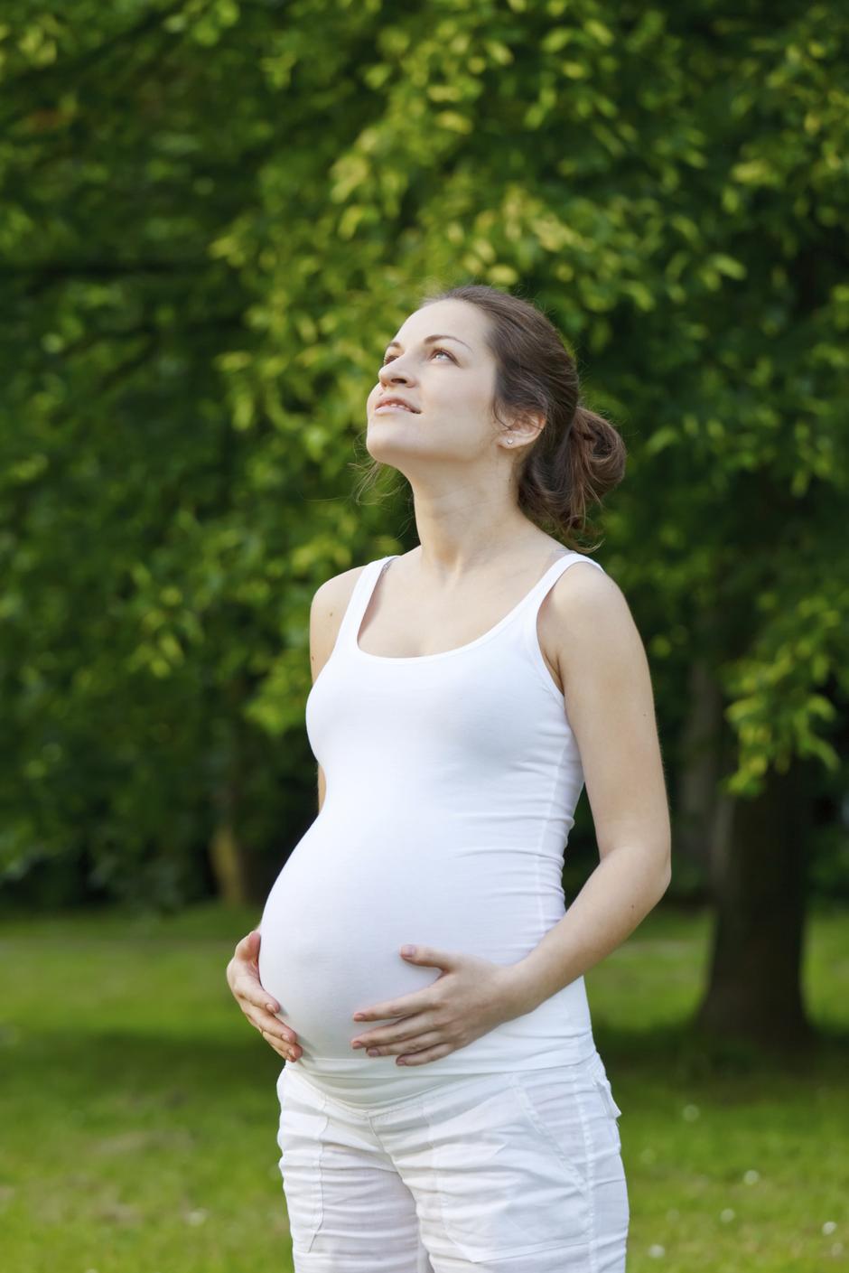 trudnica trudnoća park priroda disanje | Author: Thinkstock