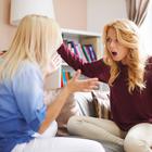 Rebellion of young teen girl