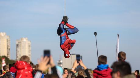 Zagreb: Ispod Hendrixovog mosta održano Spidey druženje u organizaciji vatrogasca Maximiliana Bindernagela 