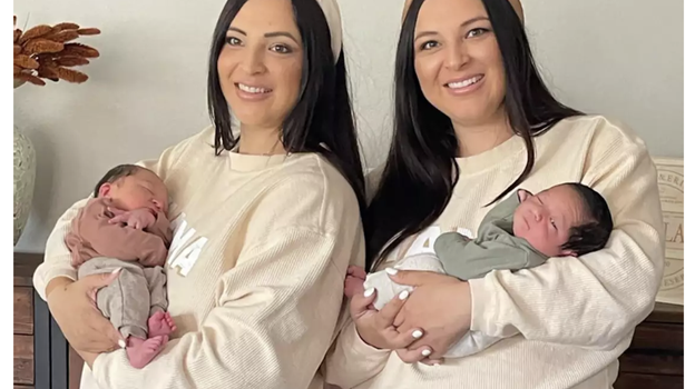 Jednojajčane blizanke rodile su dječake istog dana u istoj bolnici u par sati razmaka