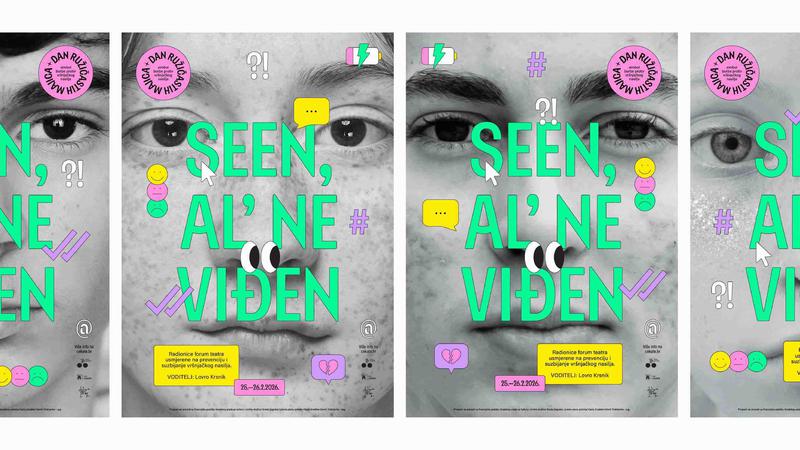 &lsquo;SEEN, AL&rsquo; NE VI&Dstrok;EN&rsquo;: Preventivni program za mlade povodom Dana ru&zcaron;i&ccaron;astih majica
